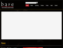 Tablet Screenshot of baretheatre.org